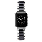 22mm Interface Stainless Steel Three Beads Ceramic Strap Metal Link