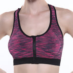 Segment dye zip bra
