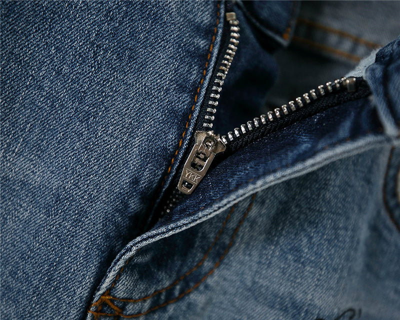 Womens Straight washed jeans