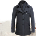 Wool jacket men's woolen coat